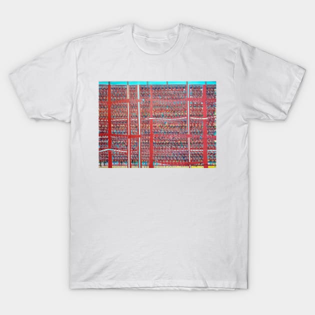 Great red grandstand T-Shirt by diegomanuel